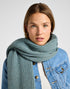 Lee Women's Ribbed Knitted Scarf in Muted Sage